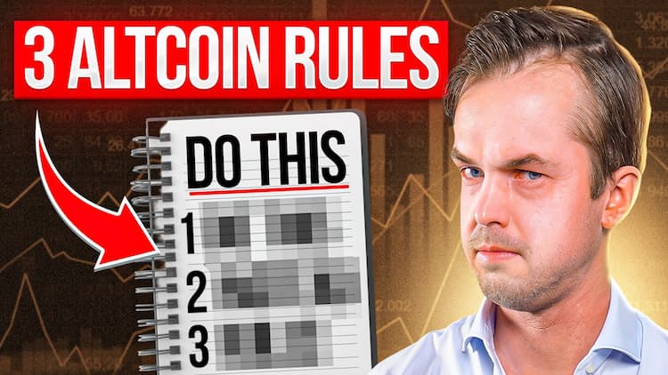  The 3 Rules I Follow With Altcoins In A Bull Market! 