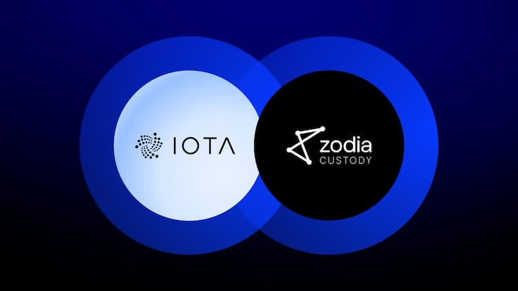 IOTA collaborates with Zodia Custody to deliver institutional-grade custody solutions, strengthening secure access to IOTAโs digital asset ecosystem.
