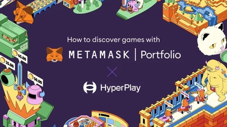 MetaMask announces the launch of its Web3 game directory powered by HyperPlay.