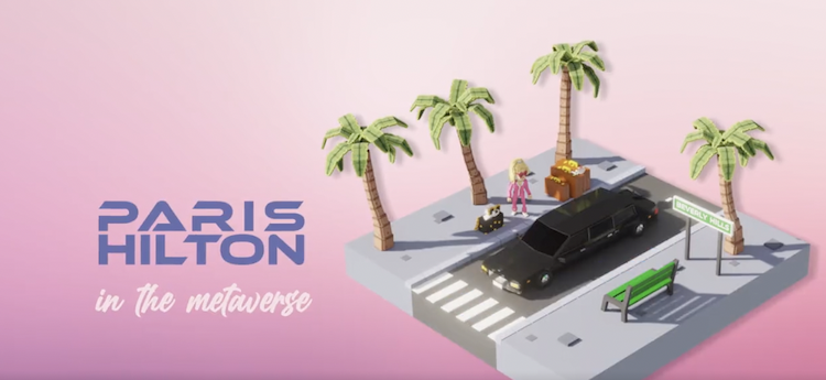 Paris Hilton launches 'Paris World" onto The Sandbox metaverse.