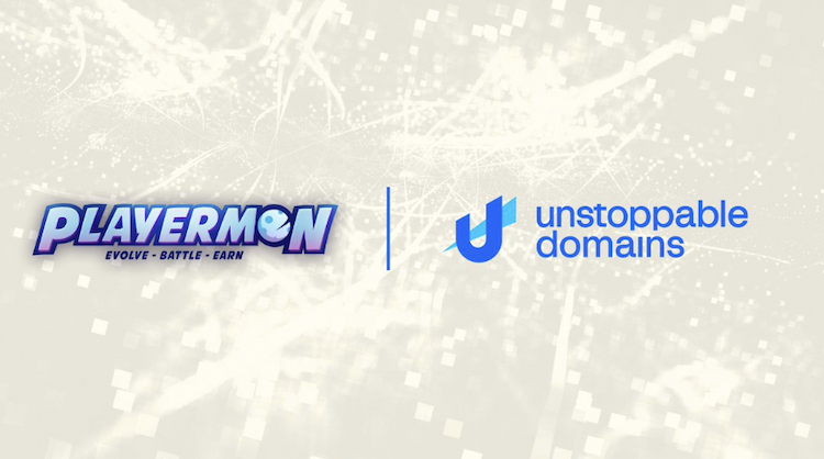 Playermon.Polygon partners up with Unstoppable Domains to integrate Unstoppable digital identity.