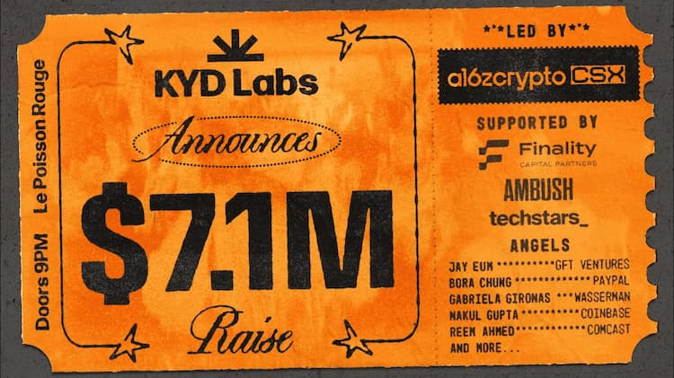 KYD Labs raises $7.1M in a funding round to expand its ticketing and marketing platform.