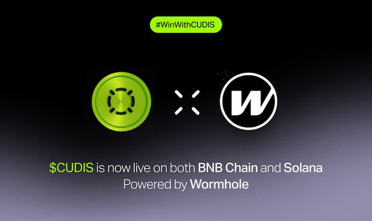 CUDIS launches $CUDIS on BNB Chain and Solana, powered by Wormholeโs Native Token Transfers.