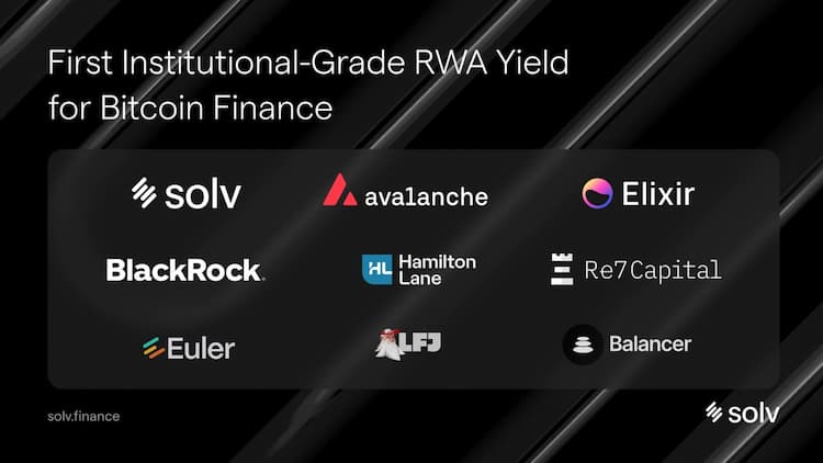 Solv launches SolvBTC.AVAX, a modular BTC yield vault backed by real-world assets and powered by a five-protocol DeFi stack.