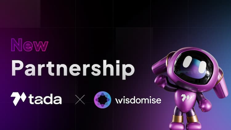 Ta-da partners with Wisdomise to enhance AI-driven crypto trading through data collection.