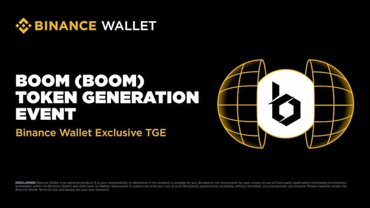 Binance Wallet hosts Boomโs $BOOM public token sale starting July 8.