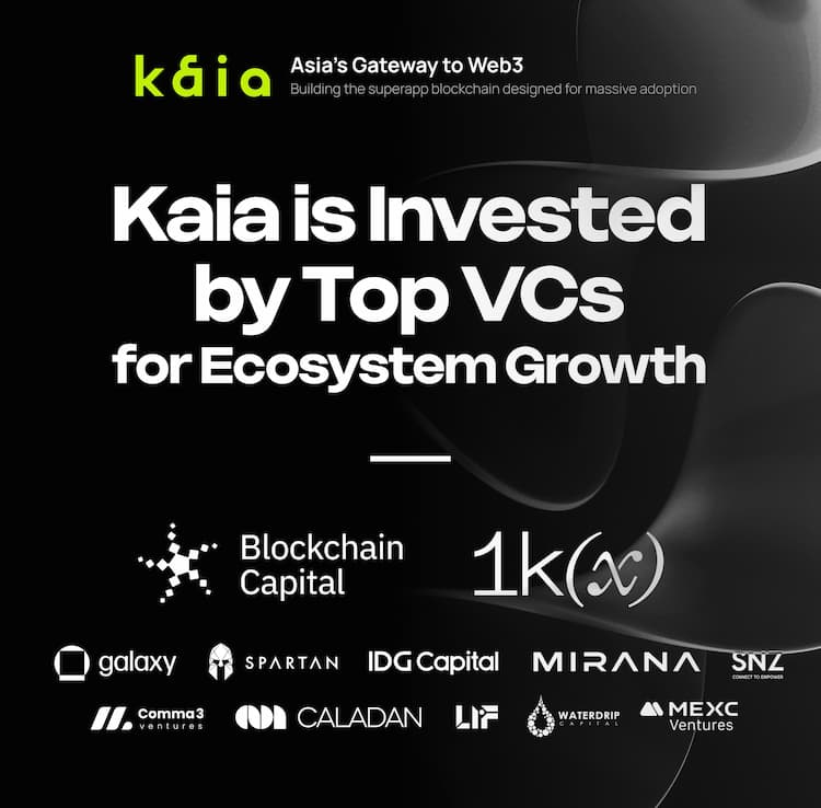 Kaia secures funding in an undisclosed round co-led by Blockchain Capital and 1kx.