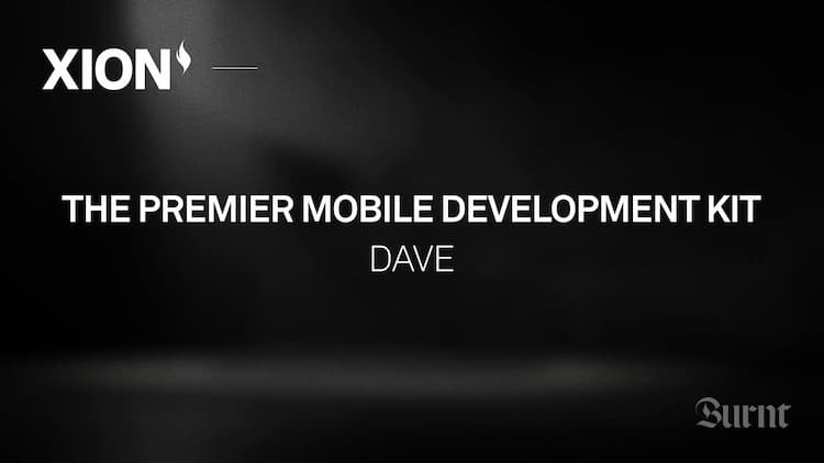 XION launches Dave, a mobile development kit that empowers developers to create Web3-driven mobile applications with seamless user experiences.