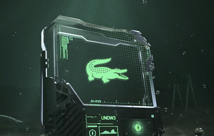 French clothing brand Lacoste launches UNDW3, a new gamified and tokenized ecosystem for NFT holders.