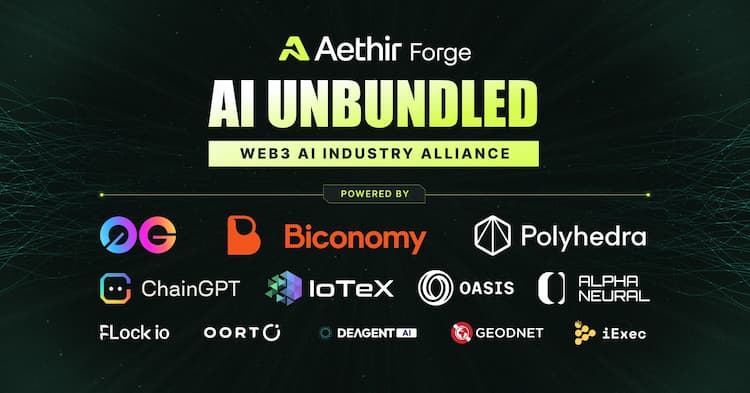 Aethir launches the AI Unbundled alliance to unite Web3 and AI leaders around decentralized cloud infrastructure.
