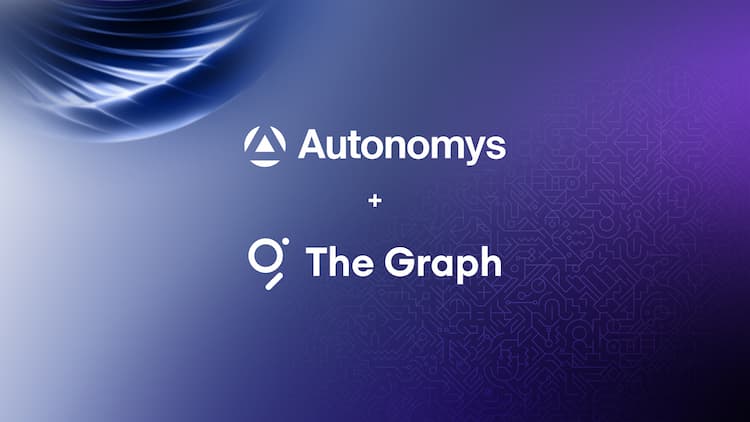 The Graph integrates with Autonomys to enable fast, reliable blockchain data access for AI-driven infrastructure.