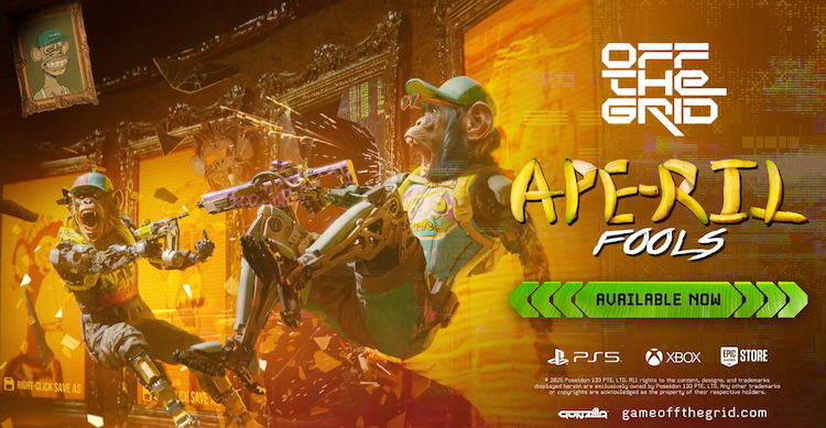 Off The Grid partners with Bored Ape Yacht Club to bring BAYC content into its tactical battle royale game.