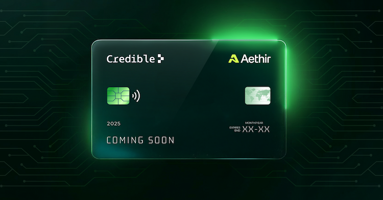 Aethir partners with Credible to launch a DePIN-powered credit card and loan product using $ATH as collateral.
