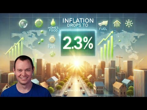  Inflation Drops to 2.3% 
