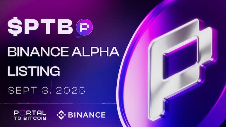 Portal $PTB lists on exchanges including Binance Alpha, KuCoin, Gate, Bitget, and MEXC on September 3.