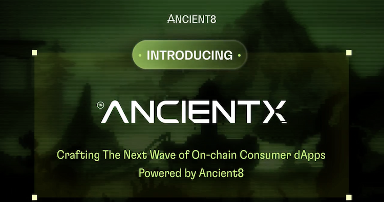 Ancient8 launches AncientX Studio to build on-chain consumer dApps and drive blockchain adoption.